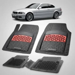 Reducere extra Covorase Cauciuc Tavita Compatibile BMW Seria 3 E46 Coupe (1998\\u20132006) Red