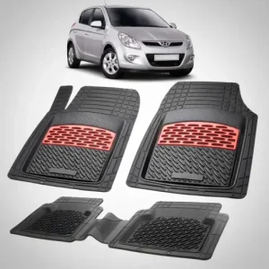 Covorase Auto Hyundai i20 2008-2012 - Tavita Cauciuc-Red Ofertă specială