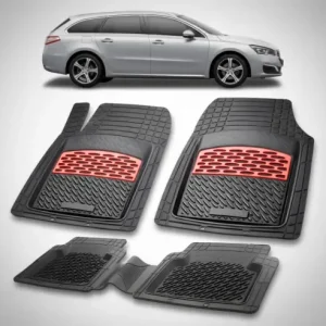 Nu rata Covorase Auto Tip Tavita Compatibile Peugeot 508 I SW (2014-2018) Red
