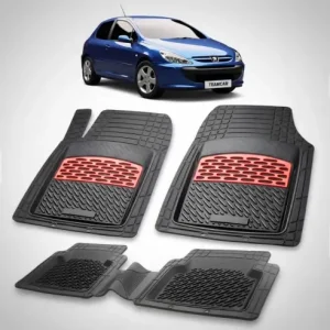 Covorase Auto Tip Tavita Compatibile Peugeot 307 Hatchback 3 usi 2001-2005 Red Lichidare de stoc