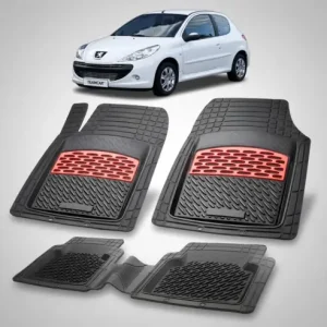 Reducere specială Covorase Cauciuc tip Tavita Compatibile Peugeot 206+ Hatchback 3 usi, Red