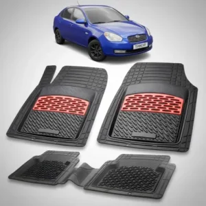 Popular Covorase Auto Cauciuc Tip Tavita Hyundai Accent III (2006-2010) - Red