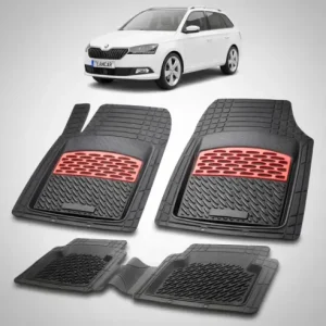 Ofertă Covorase Skoda Fabia III Compatibile Combi Facelift 2018-2021 | Red