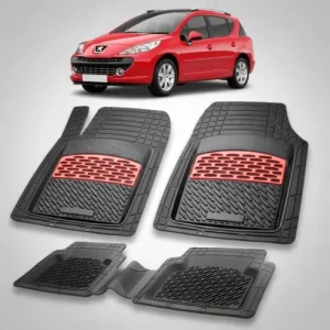 Covorase Auto Tip Tavita Compatibile Peugeot 207 SW (2007-2009)-Red Comandă acum