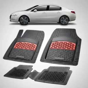 Super ofertă Covorase Auto TeamCar® Tip Tavita Compatibile Peugeot 508 I (2010-2018) Red