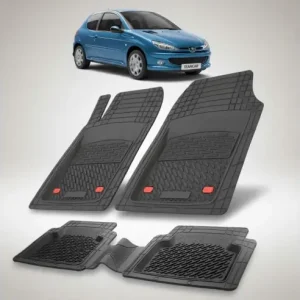 Preț mic Covorase Tavita Compatibile Peugeot 206 (3 usi Facelift\\/Faza 2) 2003\\u20132009 Black