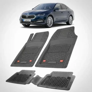 Covorase Skoda Octavia IV Compatibile Liftback Pre-facelift 2020-2023 | Black Cumpără online