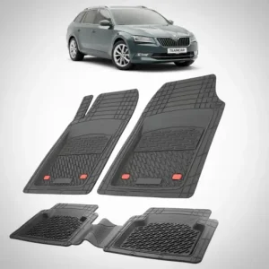Reducere specială Covorase Skoda Superb III Compatibile Combi 2015-2019 | Black