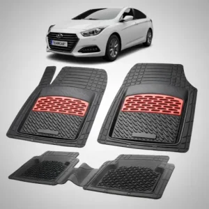 Covorase Hyundai i40 2015\\u20132018 - Cauciuc Tip Tavita -Red Popular