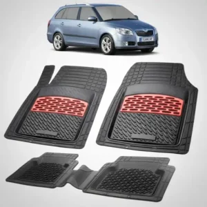Ofertă Covorase Skoda Fabia II Compatibile Combi 2007-2014 | Red
