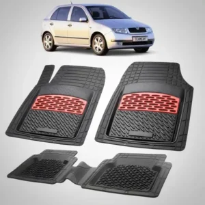 Plată sigură Covorase Skoda Fabia I Compatibile 1999-2007 | Red