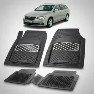 Premium Covorase Skoda Superb II Compatibile Combi 2013-2015 | Silver