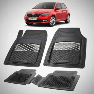 Covorase Skoda Fabia III Compatibile Hatchback 2014-2021 | Silver Ofertă limitată