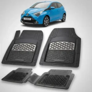 Covorase Toyota Aygo AB40 Compatibile Hatchback 2014-2018 | Silver Calitate înaltă