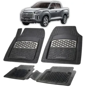 Disponibil imediat Covorase SsangYong Musso Grand Compatibile 2018-2023 | Silver