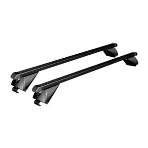 Reducere extra Bare transversale universale pentru plafon cu sine longitudinale tip Flush Rails, 120 cm, 90 kg, Negru