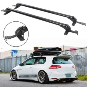 Expediere rapidă Set Bare Portbagaj Transversale Aluminiu VW Golf MK7 2011-2021 cu cheie