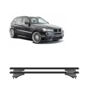 Bare transversale Aluminiu Menabo Tiger Black pentru BMW X3 (F25) 2010-2017 Reducere extra