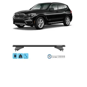 Noutate Set bare tranversale aluminiu Bmw X3 G01 2017-2020 TIGER BLACK L 120CM CU ANTIFURT