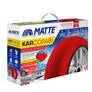 Reducere extra Lanturi auto textile zapada, tesatura tehnica 3D, marime XL, compatibilitate R14-R21, viteza maxima 40 km\\/h, rosu