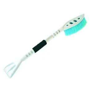 Cumpărături sigure Racleta Profi cu maner moale - alb-albastru-67cm