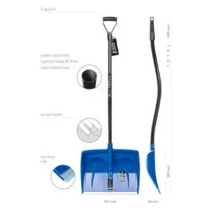 Disponibil imediat Lopata de zapada 1.8 kg 149.5 x 50.5 cm Ergometal