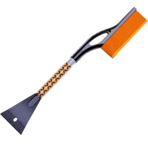 Perie de Zapada cu Racleta pentru Masina, Flippy, Multifunctionala, Demontabila, cu Maner Antiderapant, Aluminiu, Plastic, Fragmentarea Ghetii de pe P Plată sigură