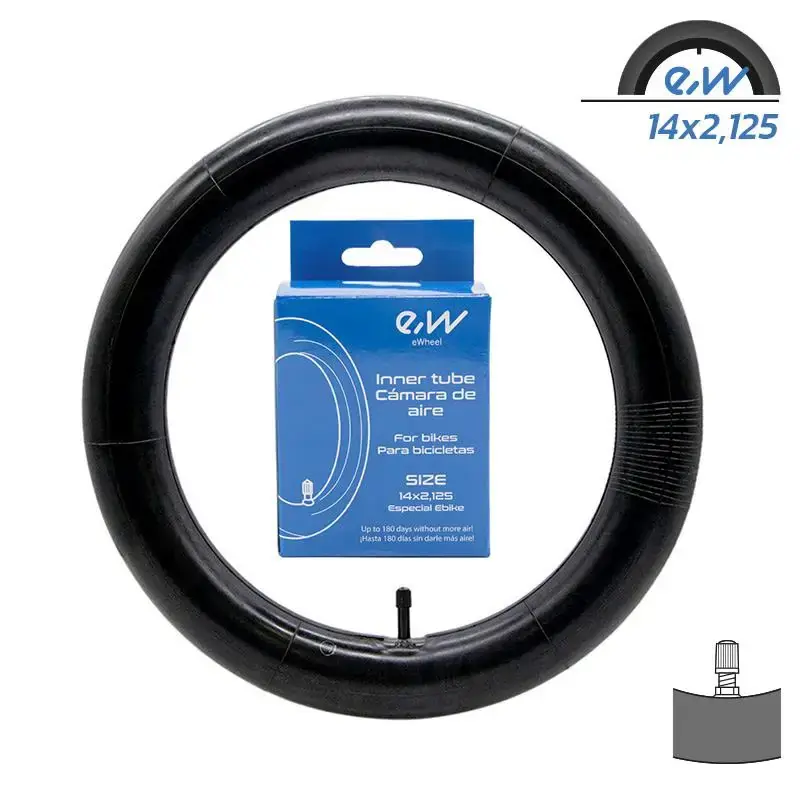 Camera de aer trotineta electrica 14X2,125 Ewheel – valva dreapta pentru EBIKE Disponibil imediat