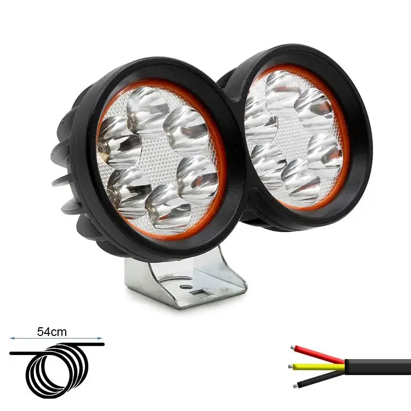 Lumină față cu bec LED dublu EWLM001 12/72V [Ewheel] Preț redus