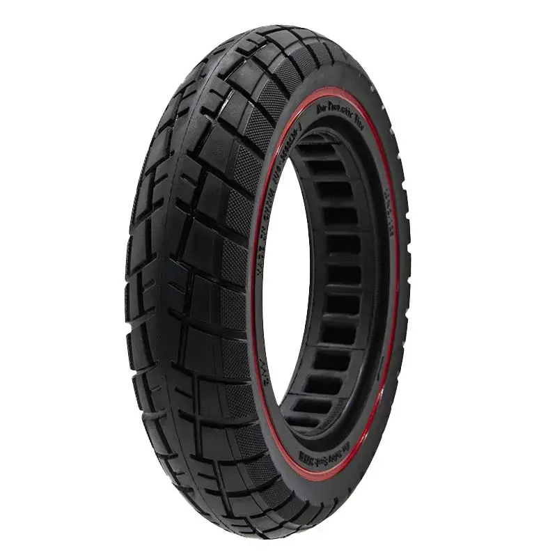 Anvelopă solidă ultrauşoară offroad Ewheel 10×2,125-6,1/B34 linie roşie Plată sigură
