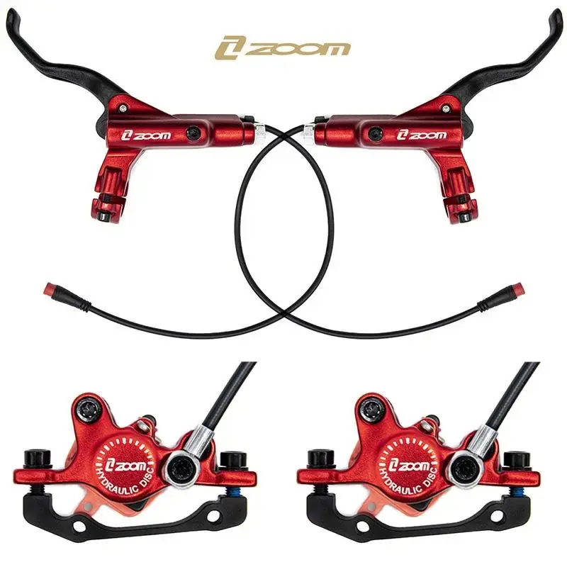 Kit frana hidraulica trotineta electrica Zoom CR-3 rosu model 3 Retur ușor