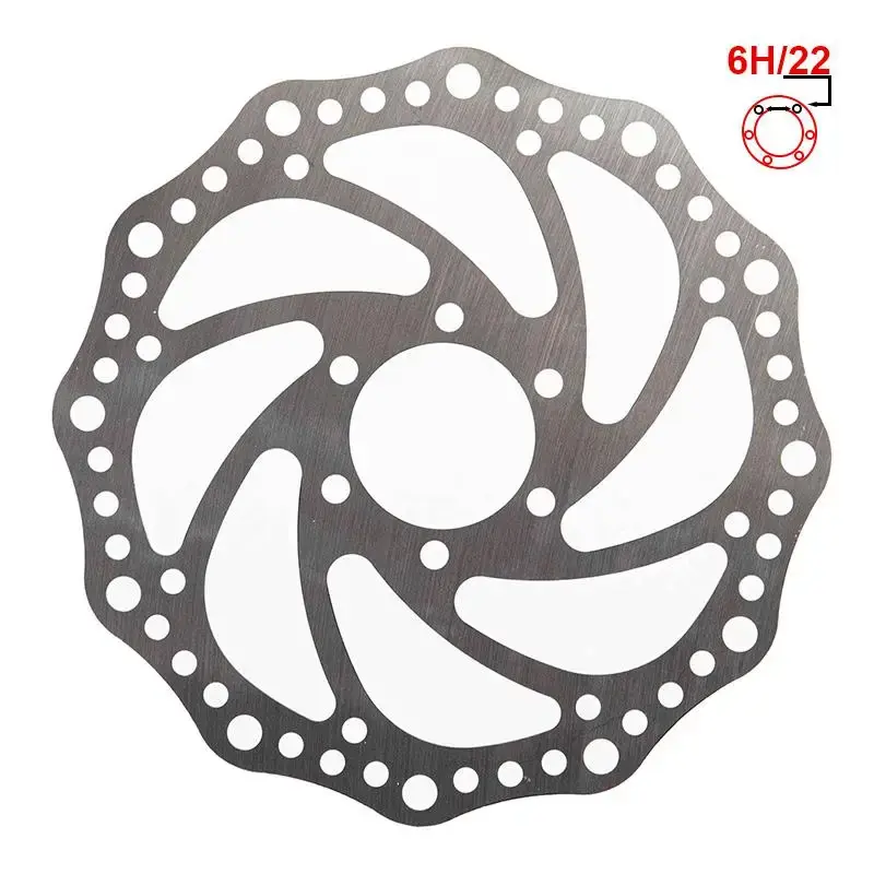 Disc de frana trotineta electrica 160 mm 6h argintiu – 48 mm Popular