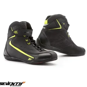 Livrare expres Ghete pentru scuter – motocicleta Urban Unisex Seventy model SD-BC6 culoare: negru/galben fluor Negru/galben fluor 49