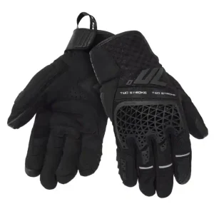 Ofertă limitată Manusi barbati pentru scuter – motocicleta Naked/Adventure vara Seventy model SD-N60 Two Stroke culoare: negru – degete tactile S (7 cm)