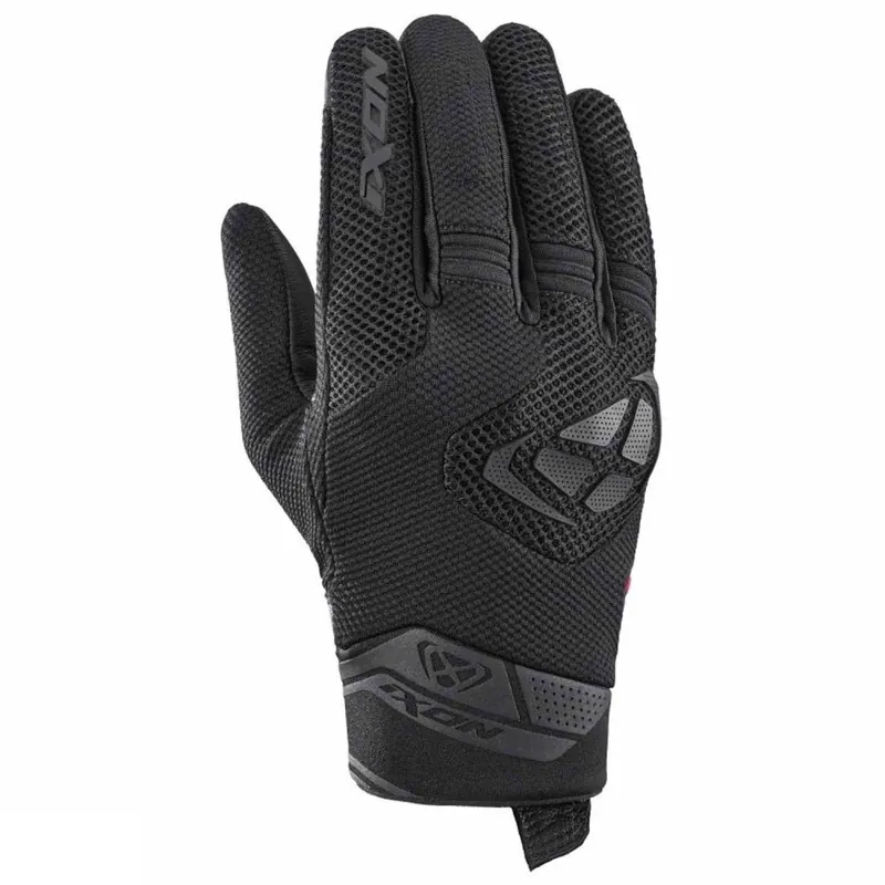 Manusi barbati pentru scuter – motocicleta Roadster vara textil/piele Ixon model MIG 2 Air Flow MS culoare: negru – degete tactile 3XL (13/14) Ofertă de sezon