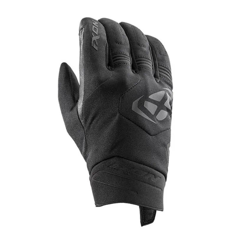 Livrare expres Manusi barbati pentru scuter – motocicleta Roadster Mid-season textil/piele Ixon model MIG 2 WP MS culoare: negru – degete tactile – waterproof 3XL (13/14)
