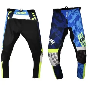 Pantaloni cross-enduro pentru scuter – motocicleta Unik Racing model MX01 culoare: albastru/verde fluor Albastru/verde fluor 38 (XXXL) Retur gratuit