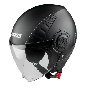 Casca pentru scuter – motocicleta Axxis model Metro S A1 negru lucios (open face) – omologare noua ECE 22.06 – tip viziera: MT-V-26B S (55/56cm) Transport gratuit