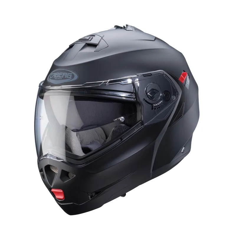 Plată sigură Casca modulabila pentru scuter – motocicleta (flip-up) Caberg model Duke X SV negru mat Pinlock ready – lentila Pinlock inclusa L (59/60cm)