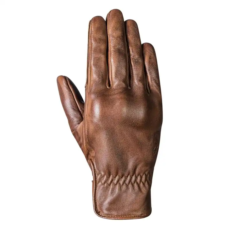 Ultima șansă Manusi femei pentru scuter – motocicleta Urban/heritage vara piele Ixon model RS Nizo LS culoare: camel (maro) – degete tactile S (7/8)