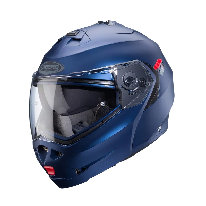 Casca modulabila pentru scuter – motocicleta (flip-up) Caberg model Duke X SV albastru mat Yama Pinlock ready – lentila Pinlock inclusa L (59/60cm) Popular
