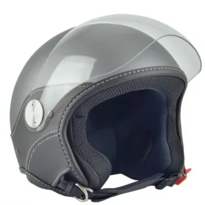 Livrare expres Casca open face pentru scuter – motocicleta (demi-jet) Max Helmets model DJ06 LS Vision (V2B) culoare: gri mat (GTS) – 100% MADE IN ITALY L1 (59cm)