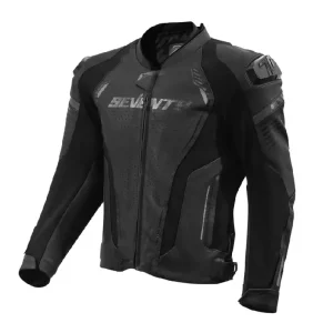 Retur gratuit Geaca (jacheta) barbati pentru scuter – motocicleta Racing Seventy all season/iarna model SD-JL24 Spoiler culoare: negru Negru 2XL