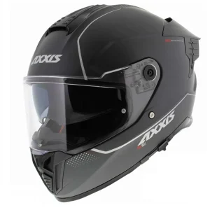 Ofertă Casca integrala pentru scuter – motocicleta Axxis Hawk SV A2 titanium mat (ochelari soare integrati) – tip viziera: MT-V-31 L (59/60cm)
