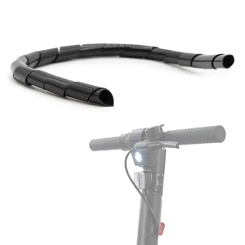 Protecție din plastic pentru cablurile trotinetelor electrice, 30 cm, negru | Motorevolution Preferatul clienților