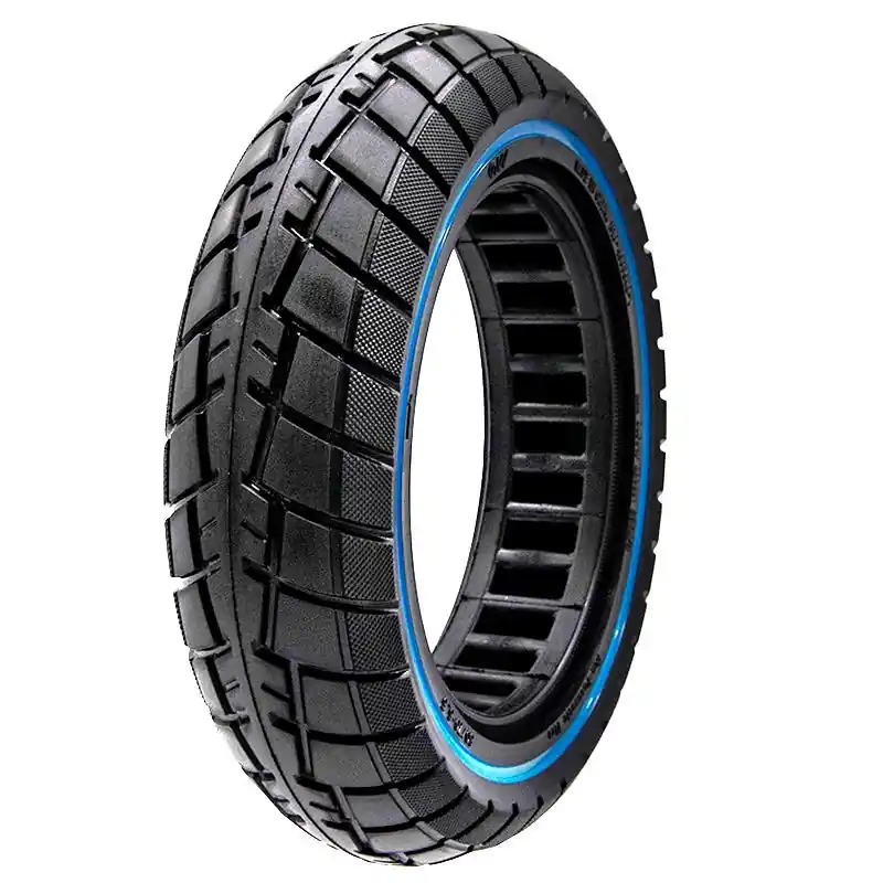 Anvelopă solidă ultra-ușoară off-road, 60/70-6.5/B44, negru cu linie albastră | Motorevolution Plată sigură