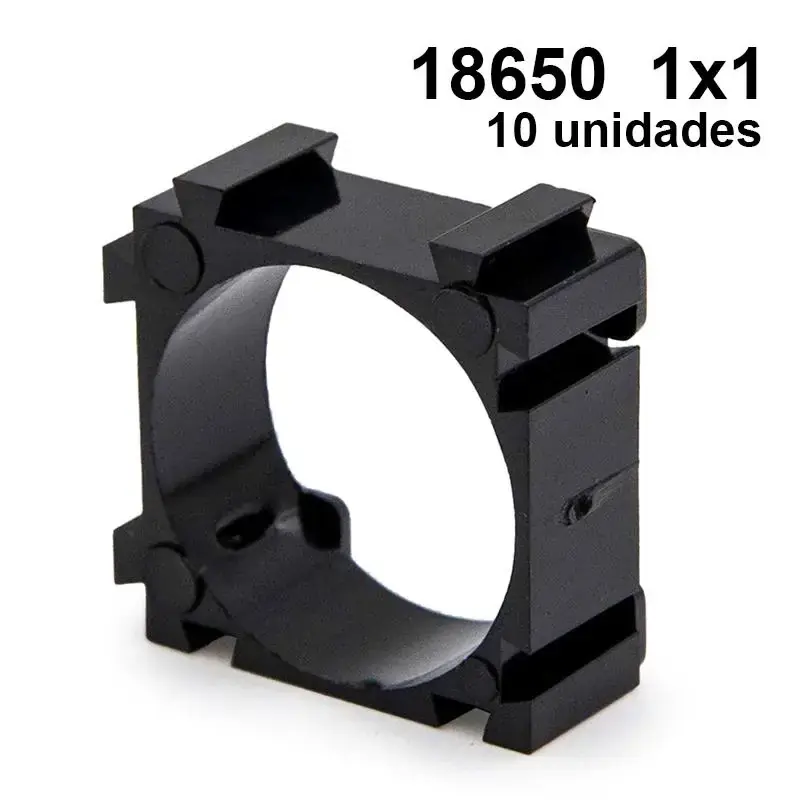 Set suport constructie baterie 18650 1×1 – 10 buc Ofertă de sezon