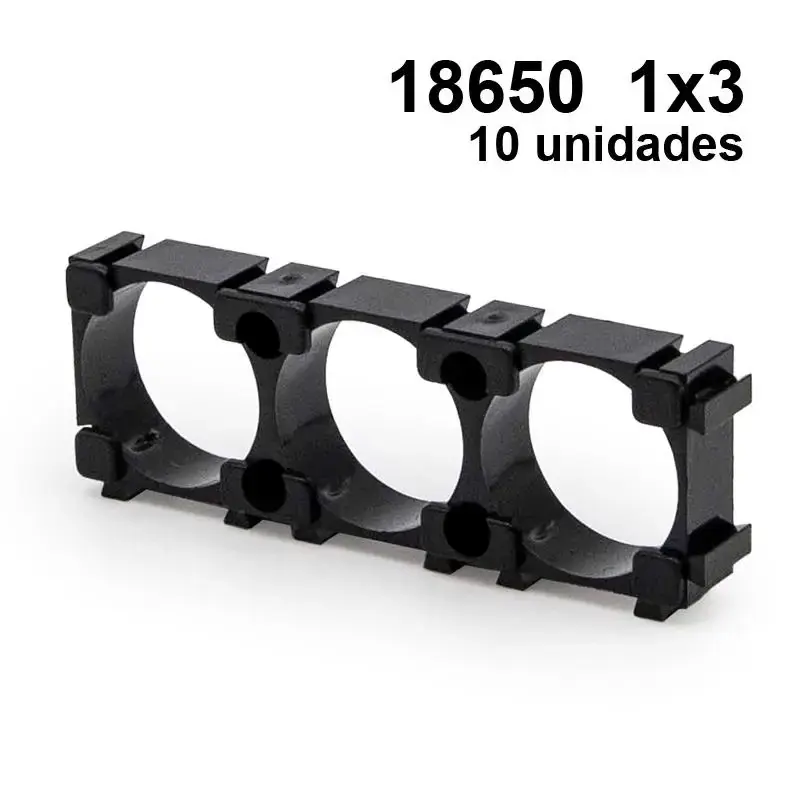 Chilipir Set suport constructie Baterie – Acumulator 18650 1×3 – 10 buc