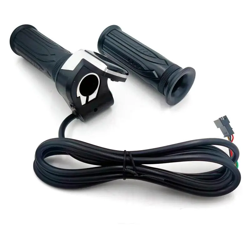 Bestseller Maner Acceleratie cu indicator Baterie – Acumulator (36 V) si buton – Conector trotineta electrica SM