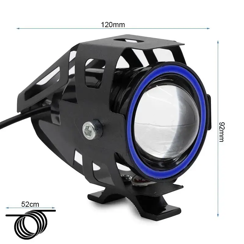 Cumpără online Far U7 12-80 V albastru trotineta electrica